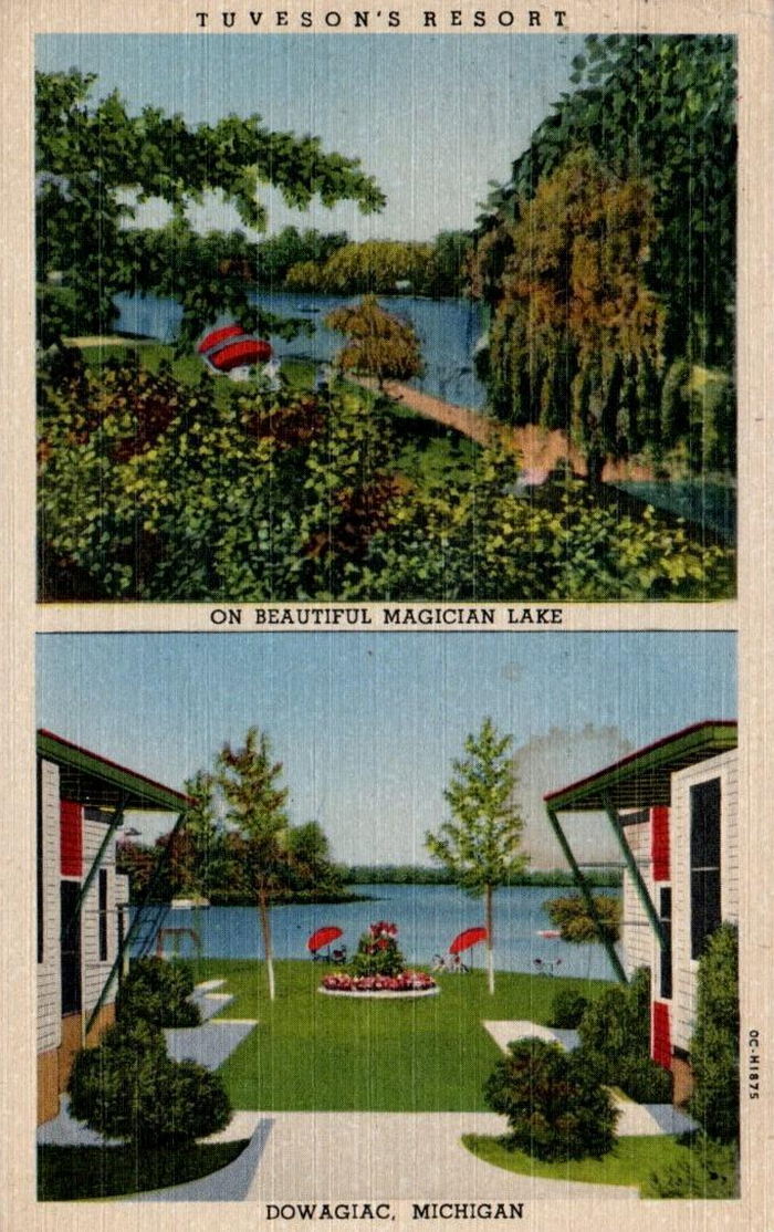 Tuvesons Resort - Vintage Postcard